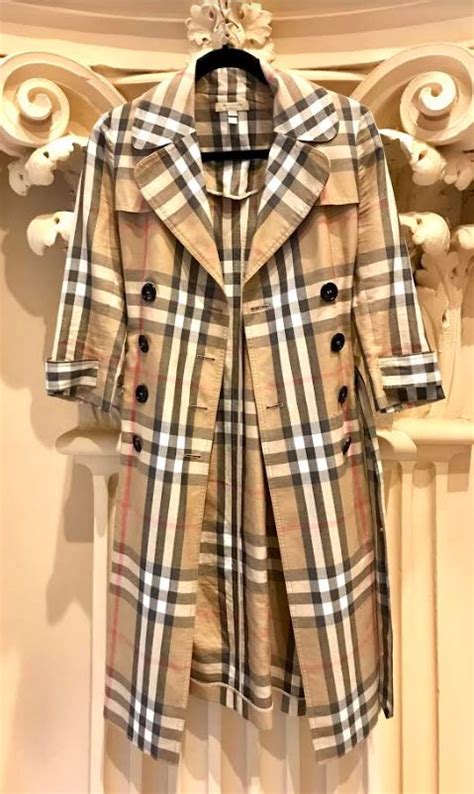 burberry london plaid girls trench coat|Burberry trench coats for ladies.